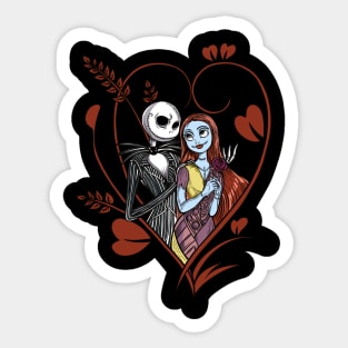 NBC Jack and sally Sticker